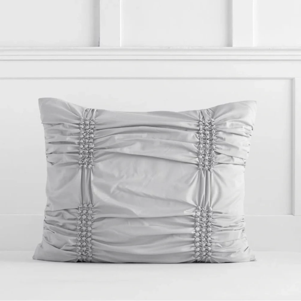 Pottery Barn Dorm Simply Smocked Duvet Cover – Twin‎ – NEW Neutral Boho Bedding